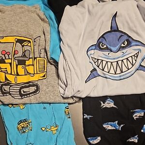 Lot of boys size 12 summer pjs